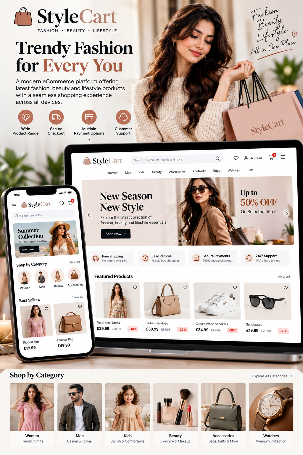 StyleCart — Fashion & Lifestyle eCommerce Store